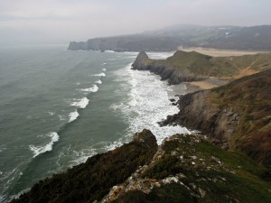 Postal: El mar y la costa
