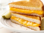 Sándwich caliente de queso