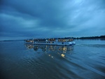 Crucero al crepúsculo sobre el Danubio