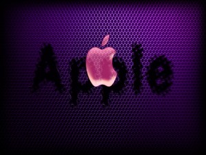 Logo de Apple rosa