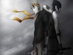 Naruto Uzumaki y Sasuke Uchiha