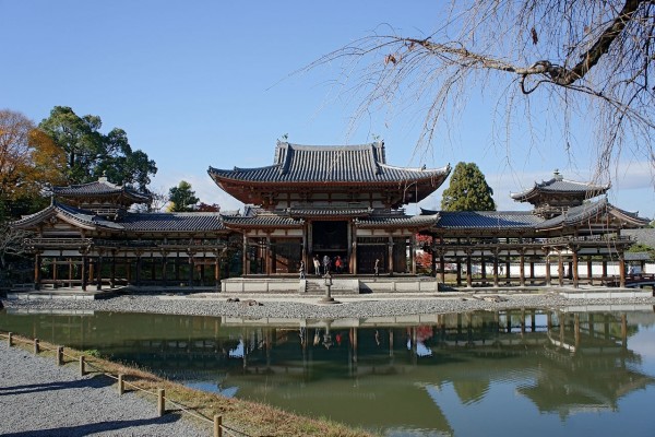 El templo budista Byōdō-in, ubicado en la ciudad de Uji (Japón)