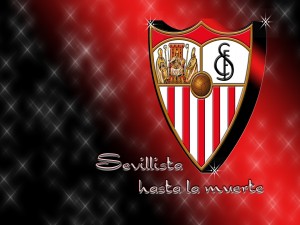 Escudo Sevilla F.C. "Sevillista hasta la muerte"
