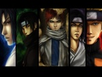 Caras de algunos personajes de Naruto