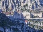 Vista del Monasterio de Montserrat (España)