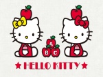Hello Kitty con manzanas
