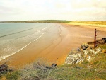 Playa en Aberffraw (costa sudoccidental de Anglesey, Gales)