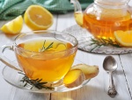 Té con limón y jengibre
