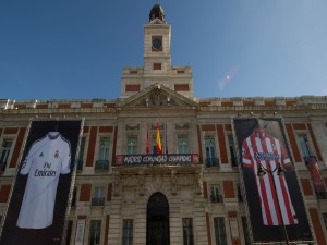 Postal: Puerta del Sol "Madrid Comunidad Champions" Real Madrid vs Atlético de Madrid