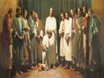 Jesucristo ordenando a los Apóstoles