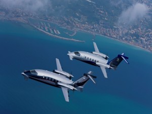 Postal: Dos jets privados