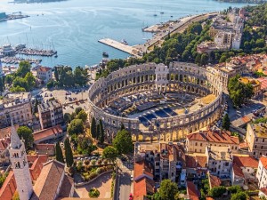 Vista de la arquitectura de Croacia