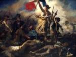 Pintura de Eugène Delacroix "La Libertad guiando al pueblo"