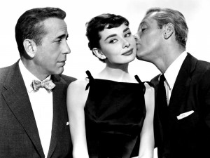 "Sabrina" Audrey Hepburn, Humphrey Bogart y William Holden