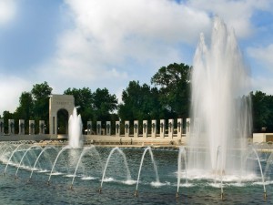 Fuente en el Monumento Nacional a la Segunda Guerra Mundial