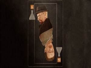 Postal: Heisenberg y Walter White "Breaking Bad"