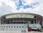 Exterior del estadio "Itaipava Arena Fonte Nova" (Salvador de Bahía, Brasil)