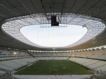 Trabajos de construcción en el estadio "Castelao" (Brasil)