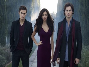Damon, Elena y Stefan "The Vampire Diaries"