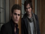 Damon y Stefan, personajes de la serie "The Vampire Diaries"