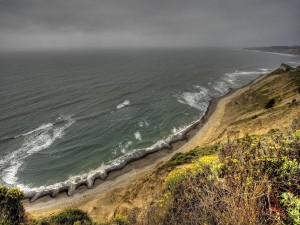 El mar un día gris