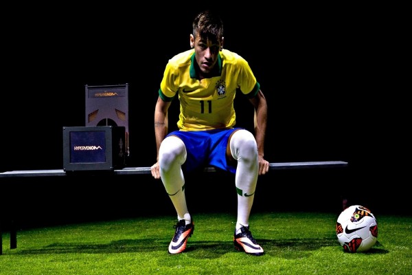 Neymar, jugador de la Selección Brasileña