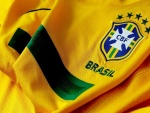 Camiseta y escudo de la Selección Brasileña