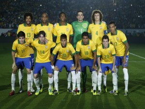 Jugadores de la Selección de Fútbol de Brasil