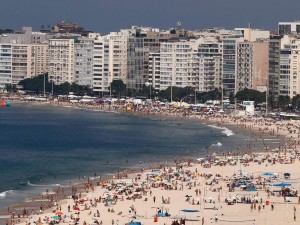Postal: Playa de Copacabana