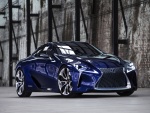 Lexus Hybrid de un bonito color azul