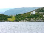 Casas junto a un lago (Noruega)