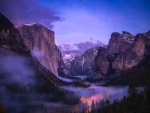 Niebla en el Parque Nacional de Yosemite