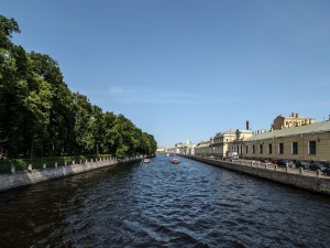 Postal: Río Fontanka, San Petersburgo