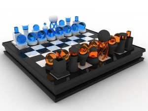 Juego de ajedrez en 3D