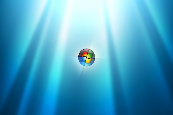 El logo de Windows en un fondo azul