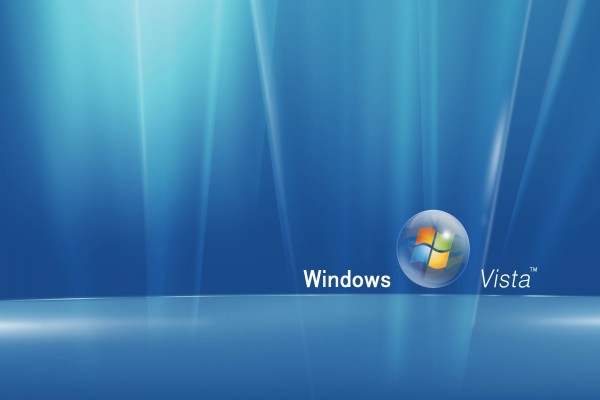 Windows Vista y logo en una esfera