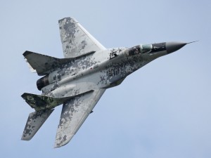 Postal: Un avión MiG-29AS de la Fuerza Aérea Eslovaca