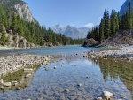 Río en el Parque Nacional de Banff, Canadá