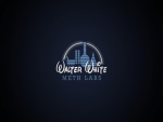 "Walter White Meth Labs" simulando el logo de Disney