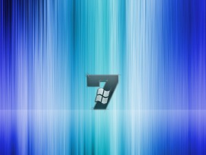 Logo de Windows sobre un 7