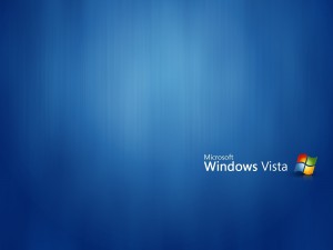 Fondo azul "Microsoft Windows Vista"