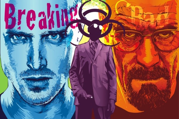 Un cartel de la serie "Breaking Bad"