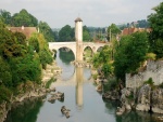Viejo Puente en Orthez (Francia)