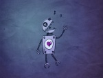 Un robot entonando canciones de amor