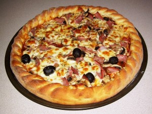 Bonita y deliciosa pizza