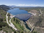 Presa de El Atazar en la Comunidad de Madrid (España)