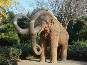 Mamut en el Parque de la Ciudadela de Barcelona