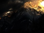 La gran montaña oscura