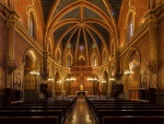 Vista interior de la Iglesia de San Pedro en Teruel (Aragón, España)