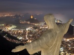 Hermoso paisaje de la ciudad de Río de Janeiro visto desde el Cristo Redentor